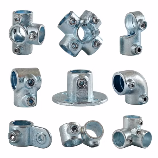 Handrail System Galvanized Iron Steel Structural Key Pipe Clamp Fittings with High Quality